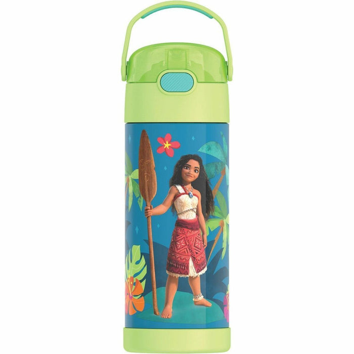 Thermos Moana FUNtainer Water Bottle With Straw 410mL - 410 mL - Stainless Steel