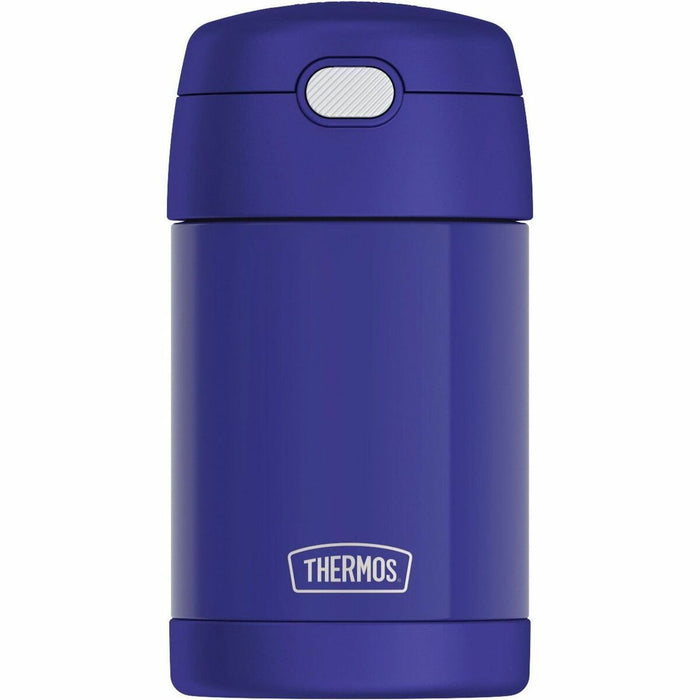 Thermos Neon Purple Stainless Steel FUNtainer Food Jar w/ Folding Spoon 470mL - 470 mL - Vacuum - Neon Purple