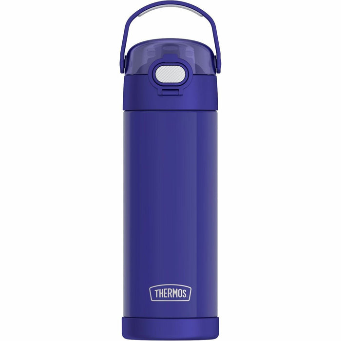 Thermos Deep Violet Stainless Steel Water Bottle w/ Spout & Locking Lid 470ml - 470 mL - Deep Violet - Stainless Steel