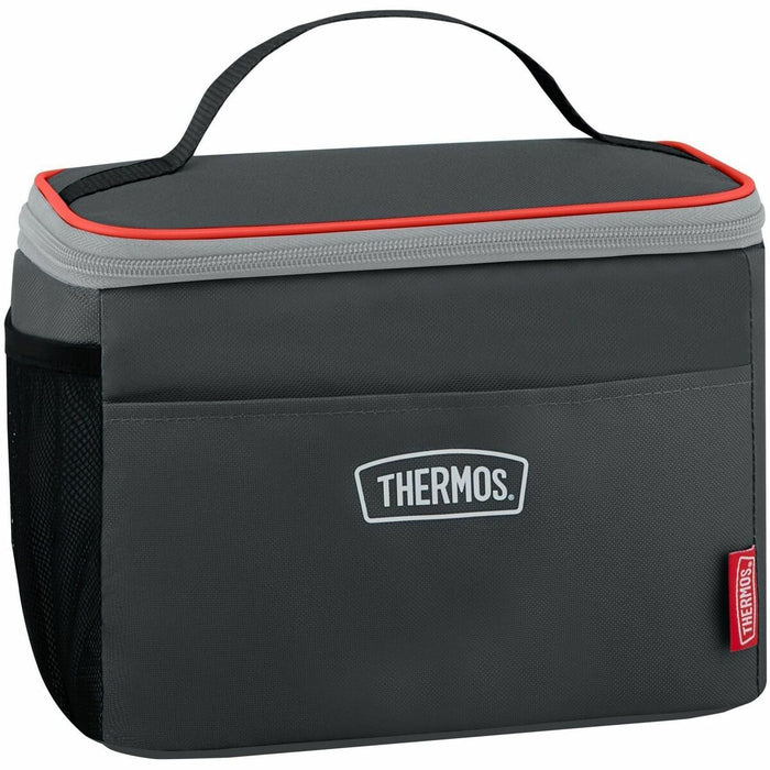 Thermos Ice Box - 6 Can Support - Charcoal - Polyester - Foam Insulation