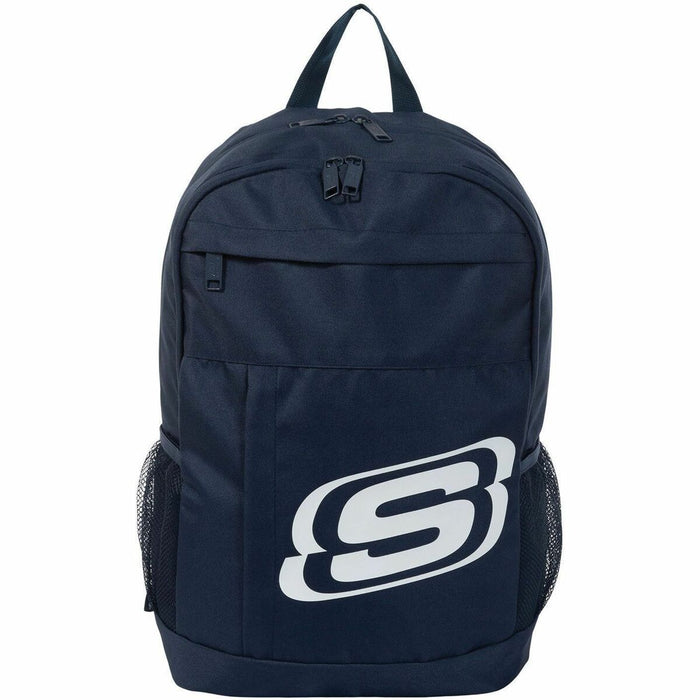 Skechers Central Carrying Case (Backpack) Notebook - Navy - Shoulder Strap - 1 Each