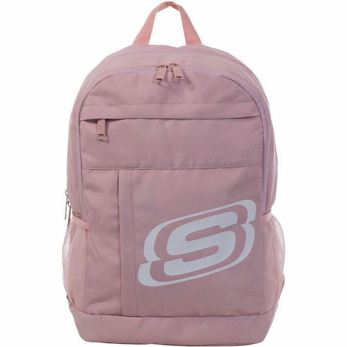 Skechers Central Carrying Case (Backpack) Notebook - Light Pink - Shoulder Strap - 1 Each