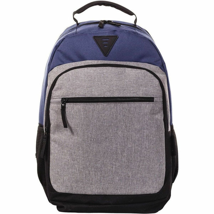 Smash Carrying Case (Backpack) Notebook - Navy, Gray - Shoulder Strap - 1 Each