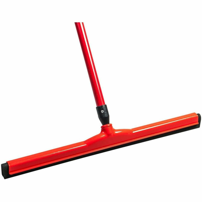M2 Professional 24" Plastic Moss Squeegee - Red - 24" (609.60 mm) Rubber Blade - Heavy Duty, Bacteria Resistant, Wear Resistant, Tear Resistant - Red - 1Each