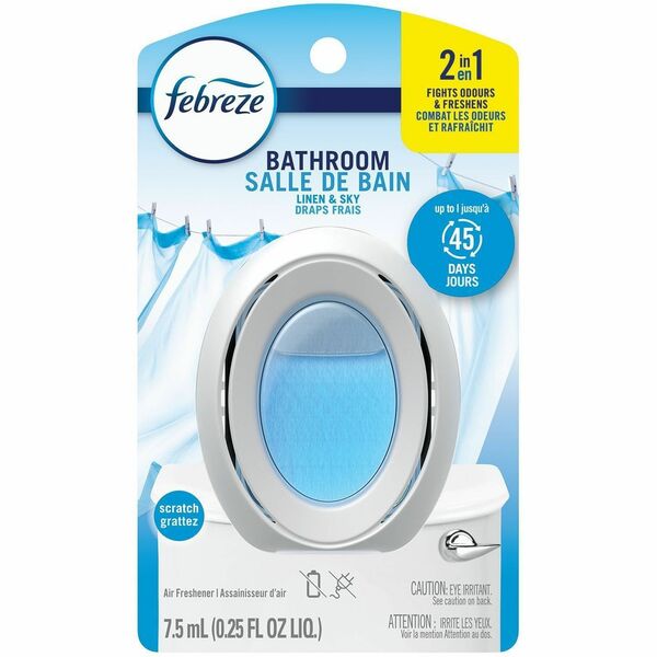 Febreze Air Freshener - 7.50 mL - Linen & Sky - Long Lasting - 1 Each