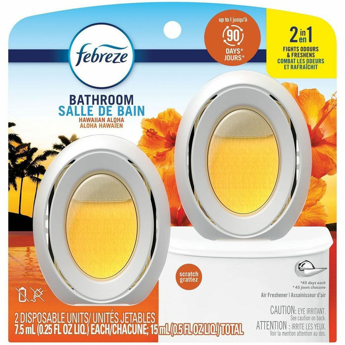 Febreze Air Freshener - 7.50 mL - Hawaiian Aloha - Long Lasting - 2 Each