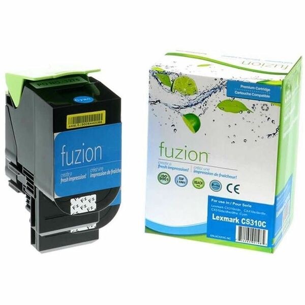 fuzion Compatible Toner High Yield for Lexmark 70C1HC0 - Cyan - Yield: 3000