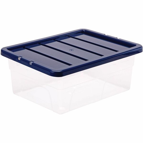 Bankers Box 15L Nestable Plastic Storage Box - 10 Ctn - External Dimensions: 16" (406.40 mm) Length x 13" (330.20 mm) Width x 7" (177.80 mm) Height - Plastic - For Home, Office - 1 Each