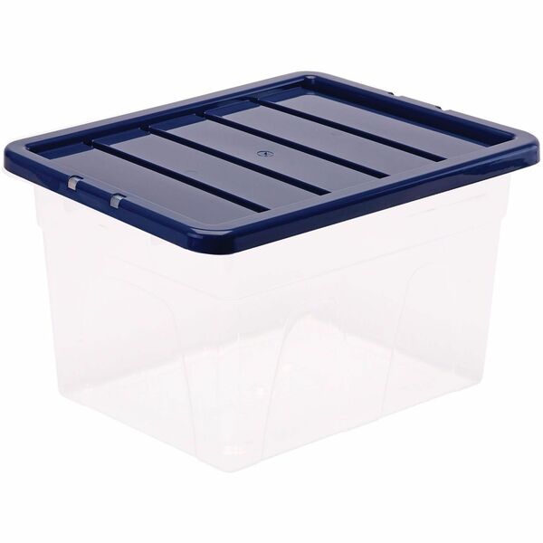 Bankers Box 22L Nestable Plastic Storage Box - 10 Ctn - External Dimensions: 16" (406.40 mm) Length x 13" (330.20 mm) Width x 10" (254 mm) Height - Plastic - 1 Each