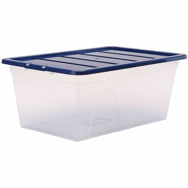 Bankers Box 38L Nestable Plastic storage Box - 5 Ctn - External Dimensions: 22.3" (566.42 mm) Length x 15.5" (393.70 mm) Width x 10" (254 mm) Height - Plastic - 1 Each