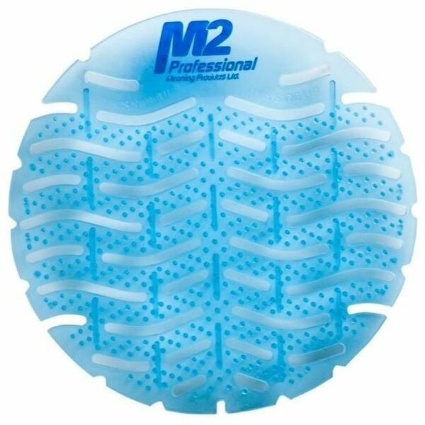 M2 Professional Wave Anti-Splash Urinal Screen - Ocean Breeze - Lasts upto 30 Days - Anti-splash, Clog Remover, Deodorizer, Odor Neutralizer - 12 Pack