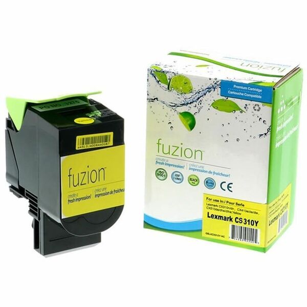fuzion Compatible Toner High Yield for Lexmark 70C1HY0 - Yellow - Yield: 3000