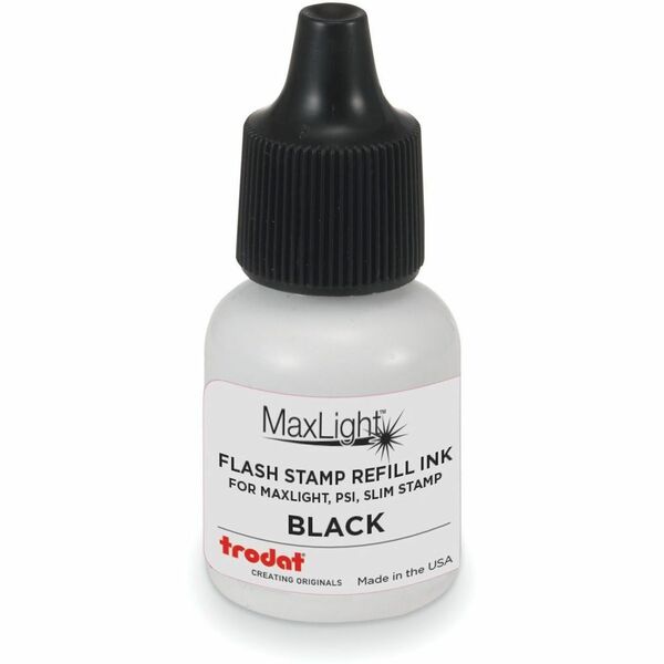 Trodat Stamp Pad Ink Refill - Black Ink - 1 / Each