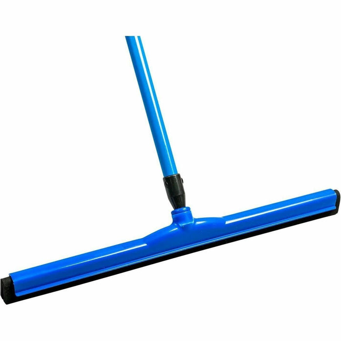 M2 Professional 24" Plastic Moss Squeegee - Blue - 24" (609.60 mm) Rubber Blade - Heavy Duty, Bacteria Resistant, Wear Resistant - Blue - 1Each