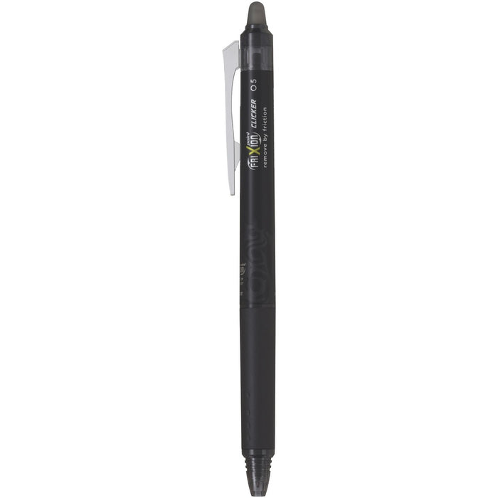 FriXion Clicker Gel Pen - Refillable - Retractable - Erasable - Black Ink - Gel-based - 1 - 1 Each