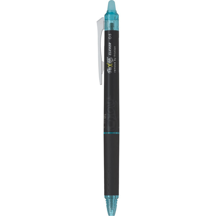 FriXion Clicker Gel Pen - Refillable - Retractable - Erasable - Turquoise Ink - Gel-based - 1/ - 1 Each