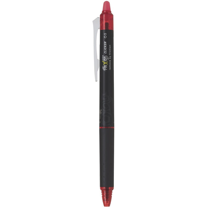 FriXion Clicker Gel Pen - Refillable - Retractable - Erasable - Red Ink - Gel-based - 1/ - 1 Each