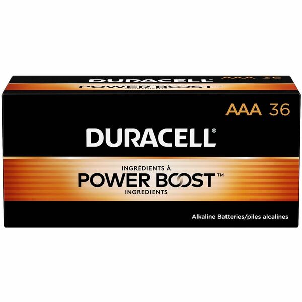 Duracell Coppertop Battery - AAA - 10 Year Shelf Life - 36 / Box