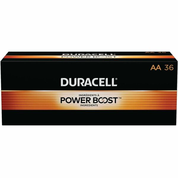 Duracell Coppertop Battery - For General Purpose - AA - 1.5 V - 10 Year Shelf Life - 36 / Box