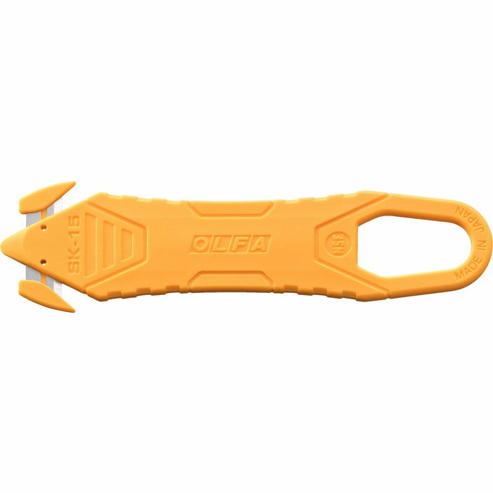 Olfa SK-15 Disposable Concealed Blade Safety Knife - Stainless Steel Blade - Disposable, Durable, Compact, Non-slip, Comfortable, Lanyard, Handle - Fiberglass, Plastic - 1 Each