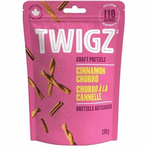 Twigz Pretzel - Cinnamon Churro - 4.59 oz (130 g) - 1 Each