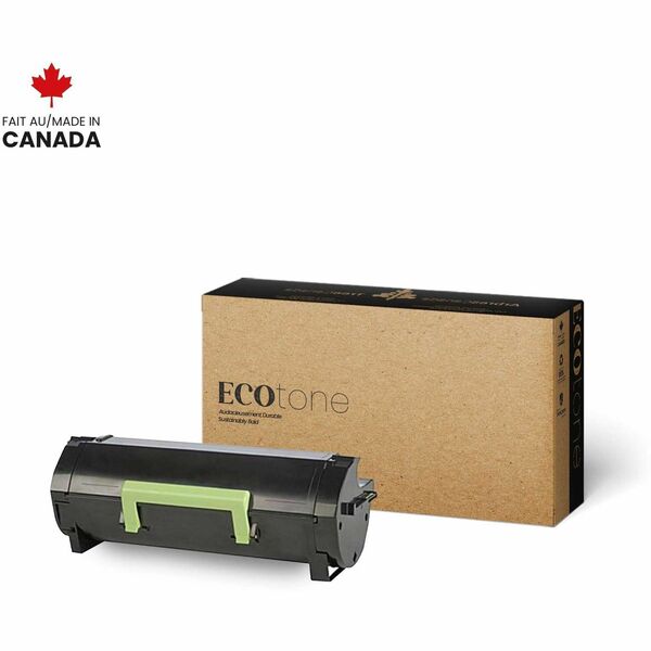 EcoTone Remanufactured Laser Toner Cartridge - Alternative for Lexmark 56F1H00 (56F1H00) - Black - 1 Pack - 15000
