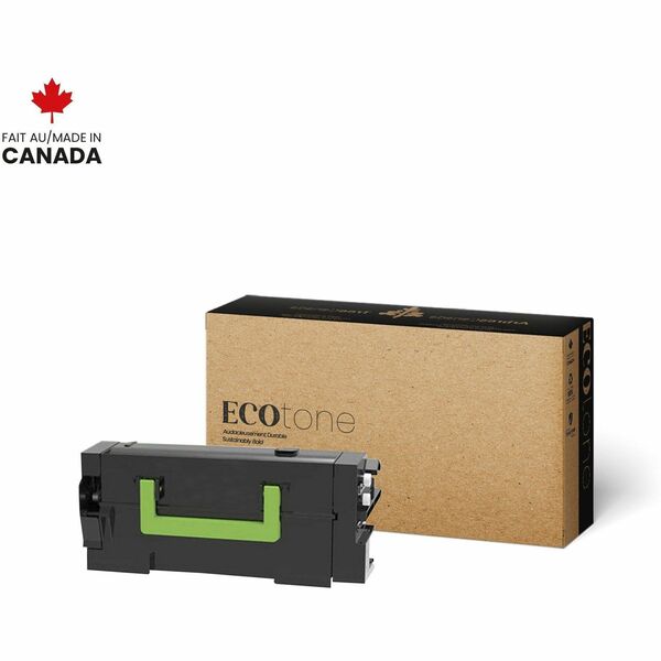 EcoTone Toner Cartridge - Remanufactured for Lexmark 58D1U00 - Black - 55000 Pages - 1 Pack