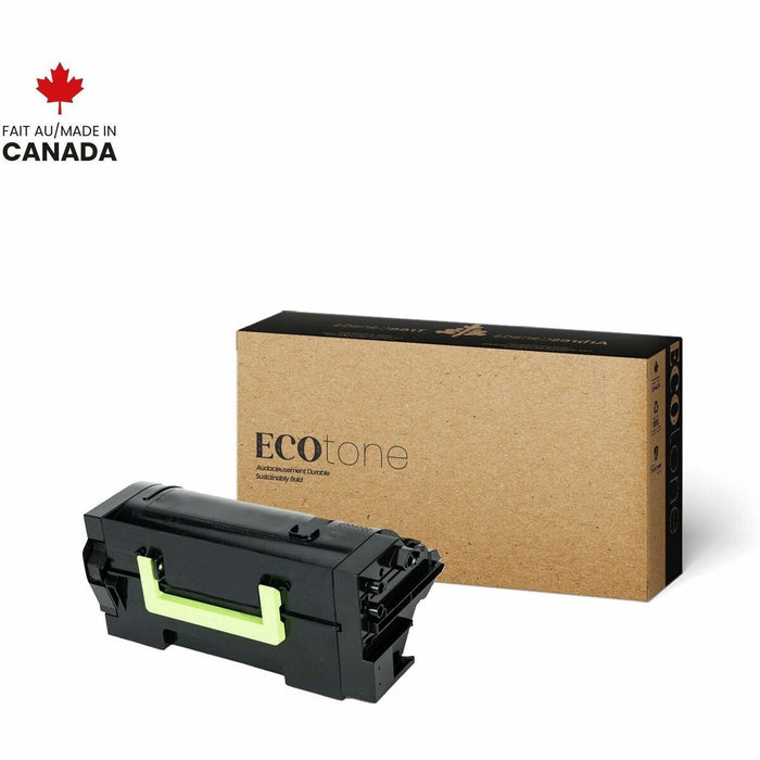 EcoTone Toner Cartridge - Remanufactured for Lexmark 58D1H00 - Black - 15000 Pages - 1 Pack