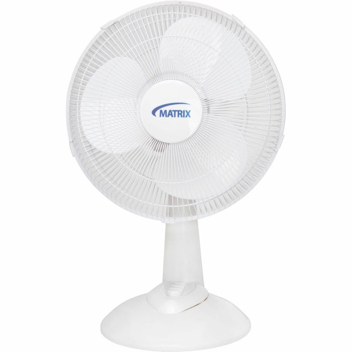 Matrix Oscillating Desk Fan - 3 Speed - Oscillating, Topple Resistant Base