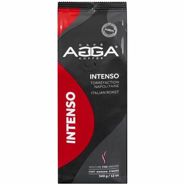 Agga Ground Espresso Intenso Ground Coffee - Dark - Ground - Espresso Intenso - Kosher - 1 Each