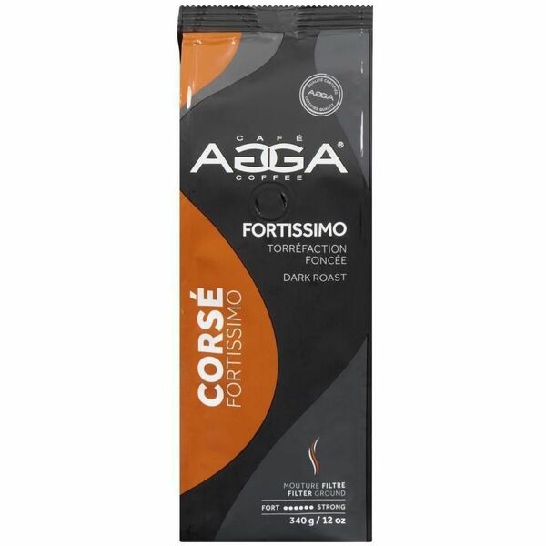 Agga Ground Fortissimo Ground Coffee - Dark - Ground - Fortissimo - Kosher - 1