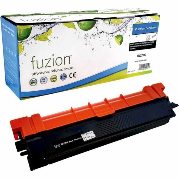 fuzion Laser Toner Cartridge - Alternative for Brother TN229BK - Black - 1 Each - 1500 Pages