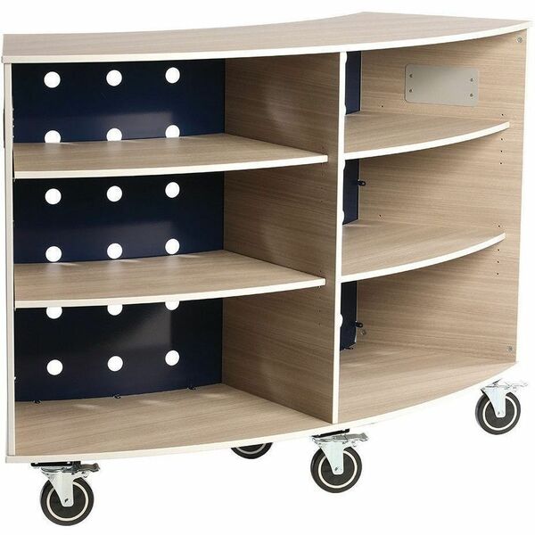 MITYBILT BookSTOR BookCase - Metal - Mobility, Locking Casters, Swivel Casters, Heavy Duty Caster, Built-in Handle, Welded, Adjustable Shelf