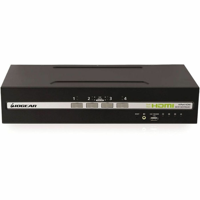 IOGEAR KVM Switchbox - 4K UHD - 3840 x 2160 - 1 x USB - 4 x HDMI