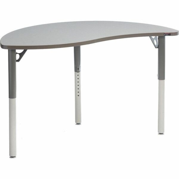 MITYBILT Conekt Linx Utility Table - Powder Coated Base - Height Adjustable - 18" (457.20 mm) Height x 30" (762 mm) Width x 48" (1219.20 mm) Length - High Pressure Laminate (HPL) - 1 Each