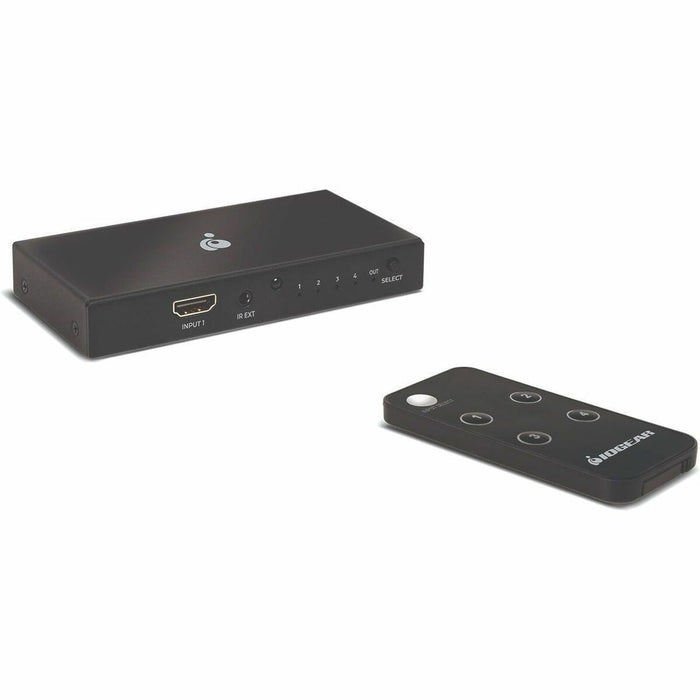 IOGEAR Audio/Video Switchbox - 7680 x 4320 - 8K - 4 x 1 - Projector - 1 x HDMI Out