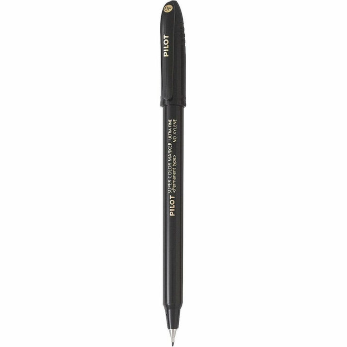 Pilot Permanent Marker - Polyacetal, Fiber Tip - Writing, Rubber, Glass, Leather - 1 Each
