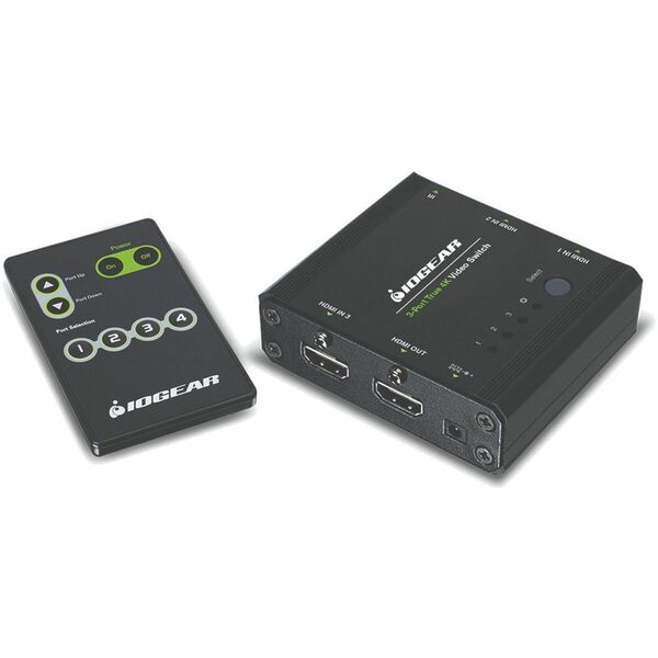 IOGEAR Audio/Video Switchbox - 3840 x 2160 - 4K - 3 x 1 - Display - 1 x HDMI Out