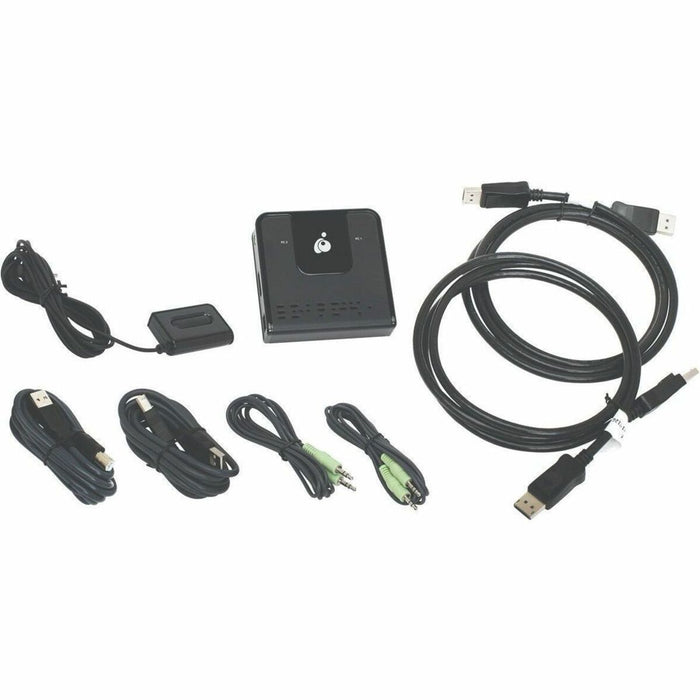 IOGEAR KVM Switchbox - 2 Computer(s) - 2 x DisplayPort