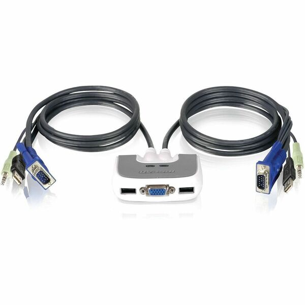 IOGEAR KVM Switchbox - 2 Computer(s) - 2 x USB
