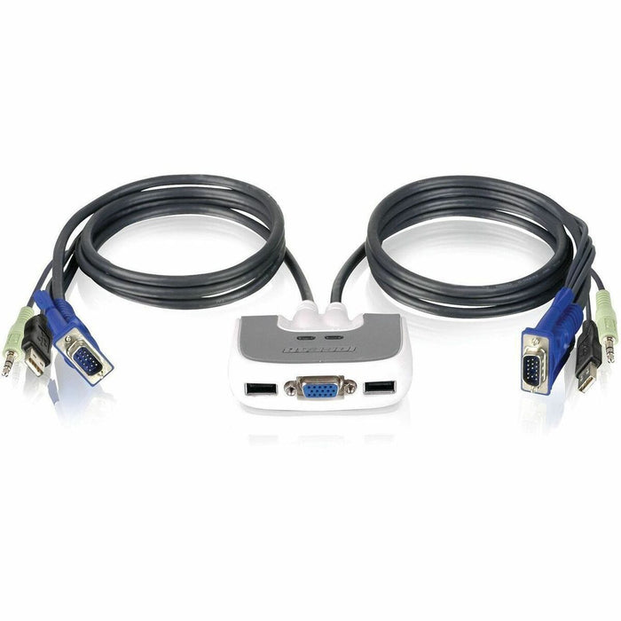 IOGEAR KVM Switchbox - 2 Computer(s) - 2 x USB