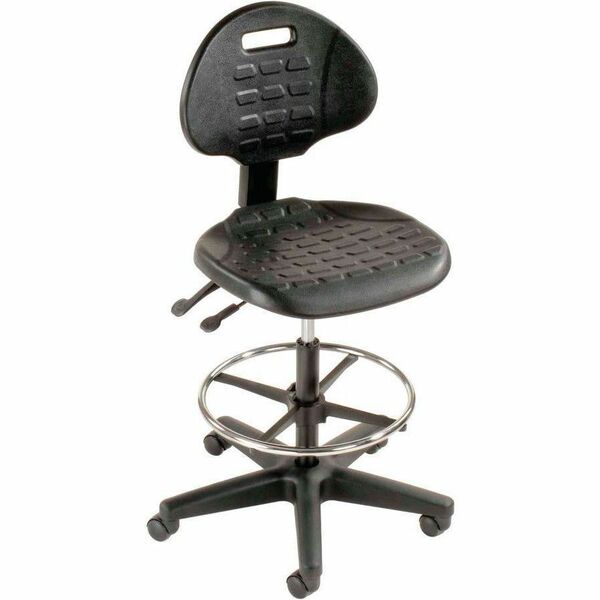 Global Sitting Stool - 5-star Base - Black - Polyurethane