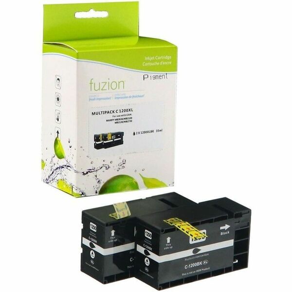 fuzion Compatible Inkjet for Canon PGI-1200XL - 2/PK Black - Yield: 1200