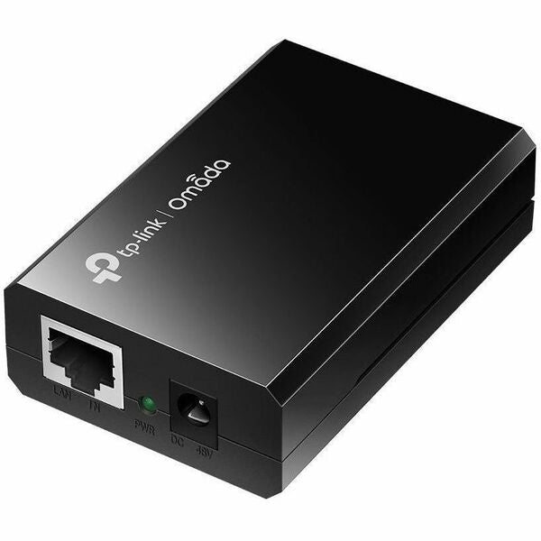 Omada TL-POE150S PoE Injector - 48 V DC Input - 1 x 10/100/1000Base-T Input Port(s) - 1 x 10/100/1000Base-T Output Port(s) - 15.40 W - Black