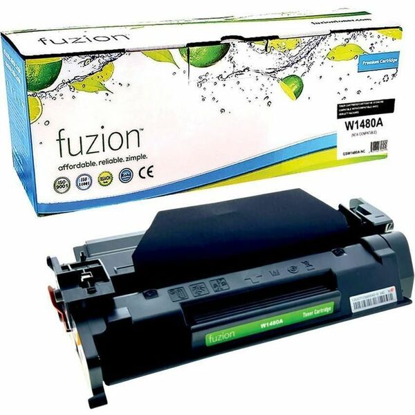 fuzion Laser Toner Cartridge - Alternative for HP W1480A - Black - 1 Each - 2900 Pages