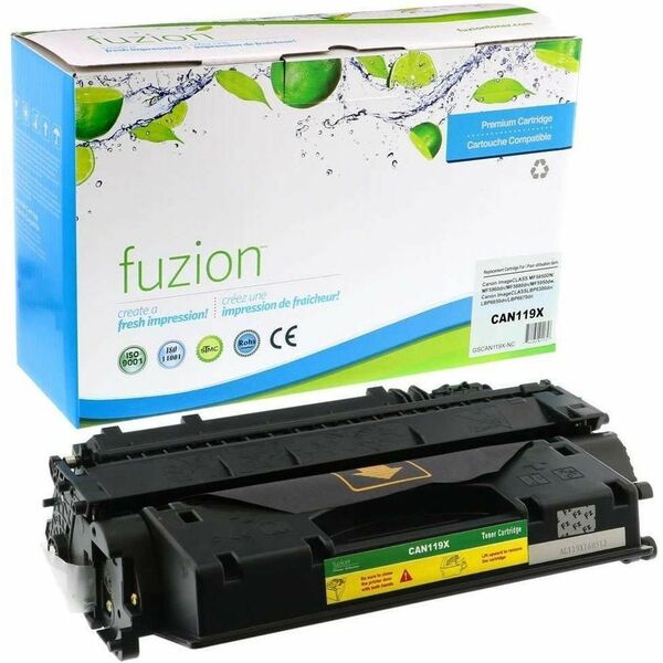 fuzion Compatible Toner High Yield for Canon 3480B001 (119II) - Black - Yield: 6400