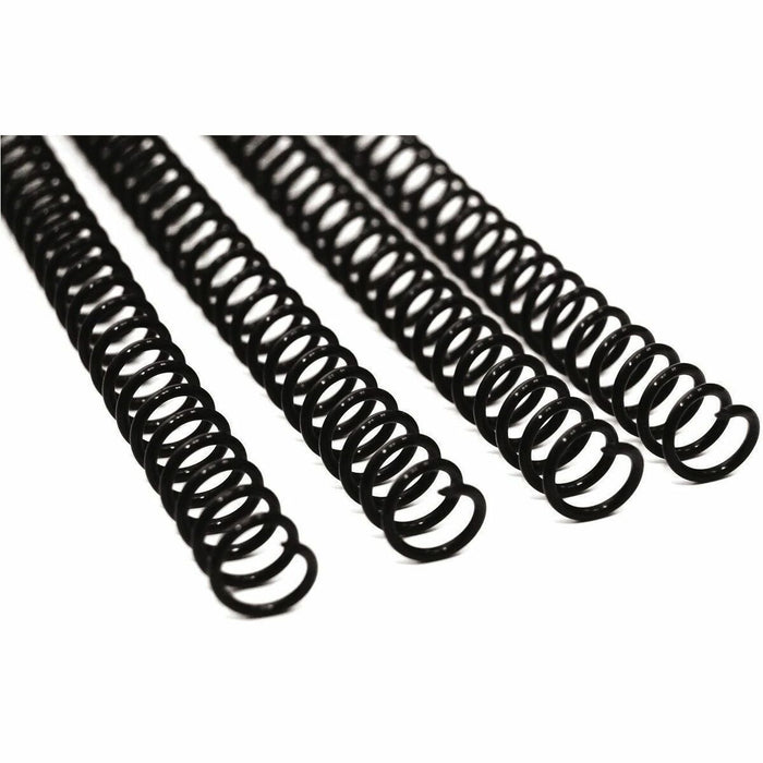 HOP Binding Coil - 3" (76.2 mm) Height x 8.5" (215.9 mm) Width x 14" (355.6 mm) Length - For Letter Sheet - Black - 100 / Box