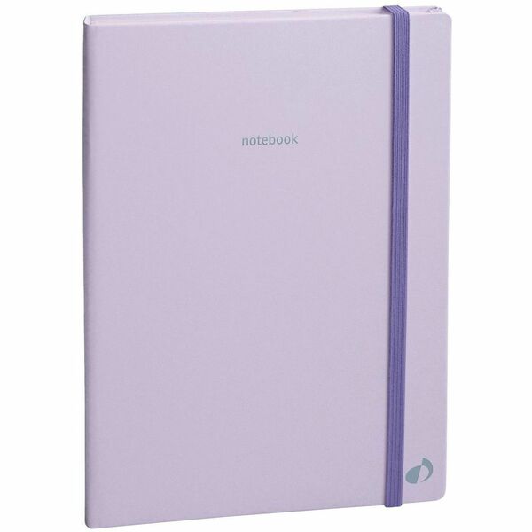 Quo Vadis Pastel Notebook - 192 Pages - Hard Bound - 6" (152.40 mm) x 8 1/4" (209.55 mm) Sheet Size - 0.60" (15.24 mm) Height x 6.25" (158.75 mm) Width x 8.60" (218.44 mm) Length - Pastel Parma Cover - Elastic Band - 1 Each