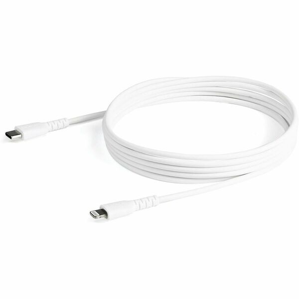 StarTech.com Sync/Charge Lightning/USB-C Data Transfer Cable - 6 ft (1.83 m) Lightning/USB-C Data Transfer Cable for iPad, iPhone, Mobile Device - White - 1 Each
