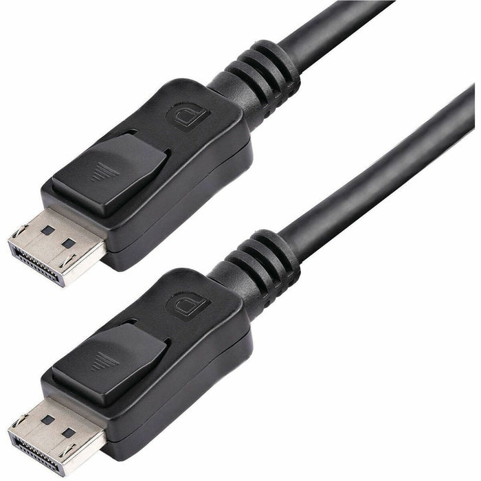 StarTech.com DisplayPort Audio/Video Cable - 3 ft (0.91 m) DisplayPort A/V Cable for Audio/Video Device, Monitor, Docking Station - 21.6 Gbit/s - Supports up to 4096 x 2160 - Black - 1 Each